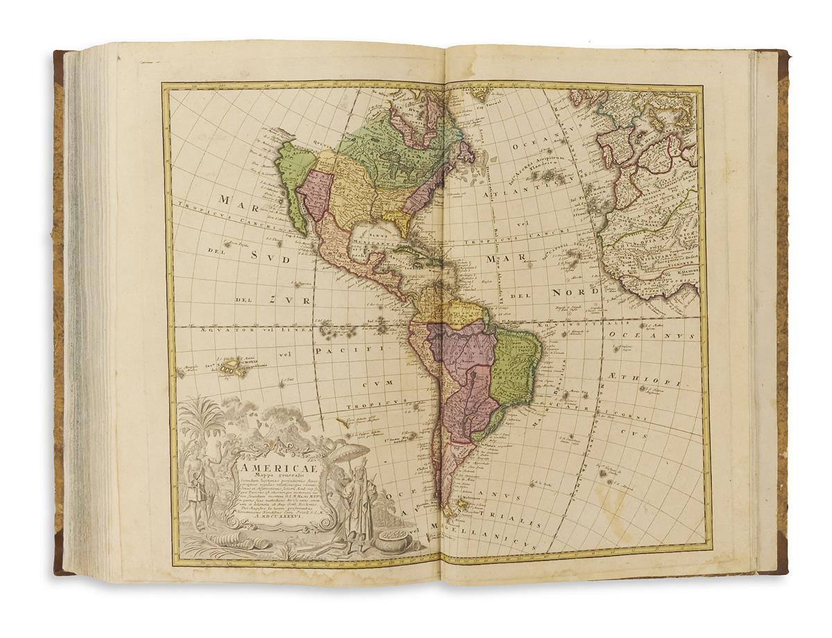 HOMANN, JOHANN BAPTIST; and HEIRS. Atlas Mapparum Geographicarum Generalium & Specialium Centum Foliis.